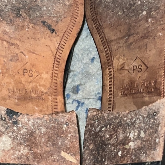 J. Murphy by Johnston & Murphy black leather tassels dress loafers Sz 8 1/2 - Picture 7 of 8